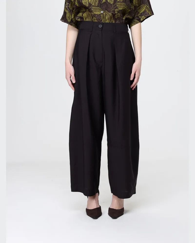 TELA Hose damen Braun