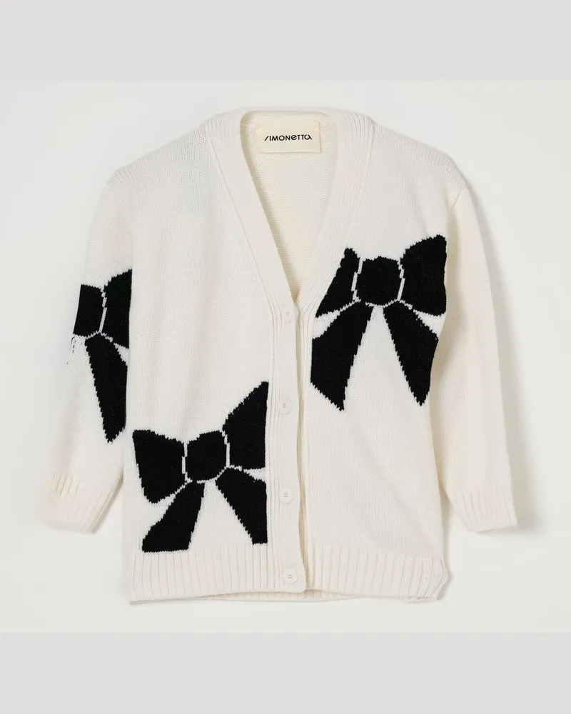 Simonetta Pullover kinder Weiß