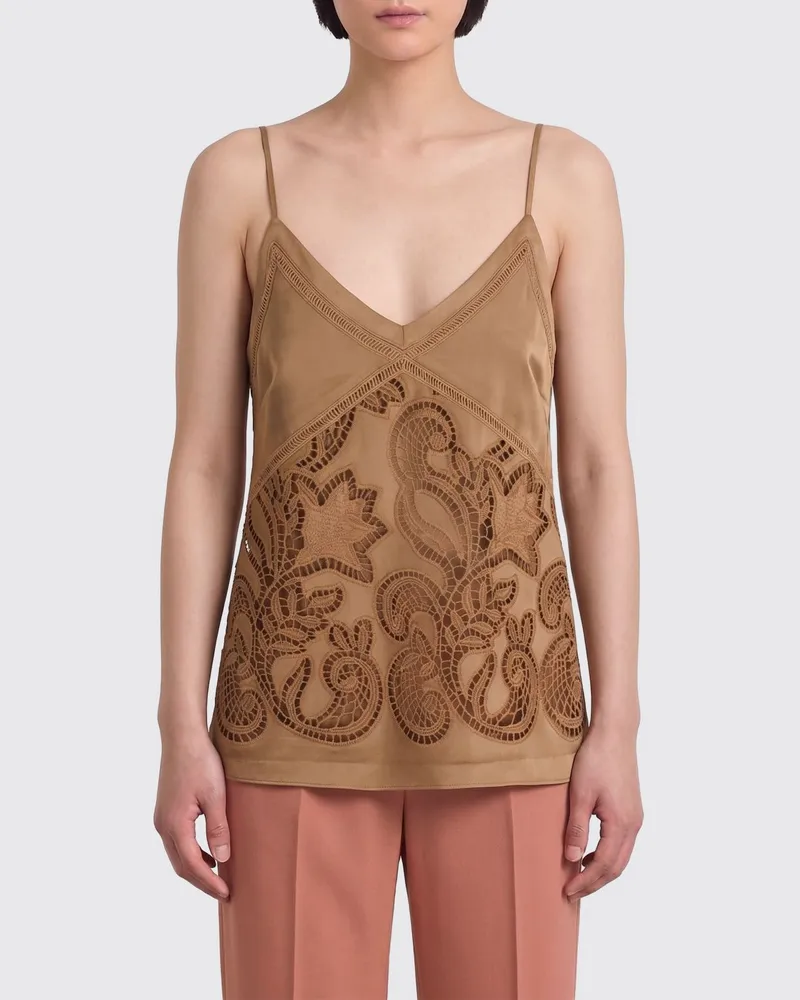 Ermanno Scervino Top damen Braun