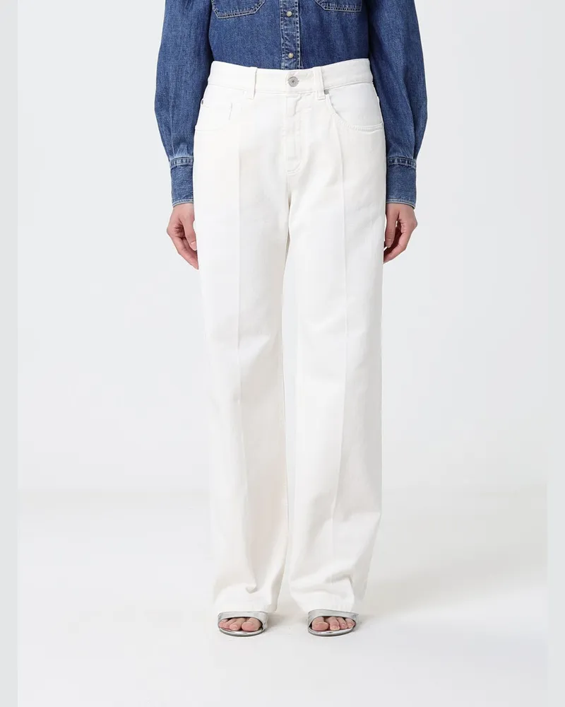 Brunello Cucinelli Hose damen Weiß