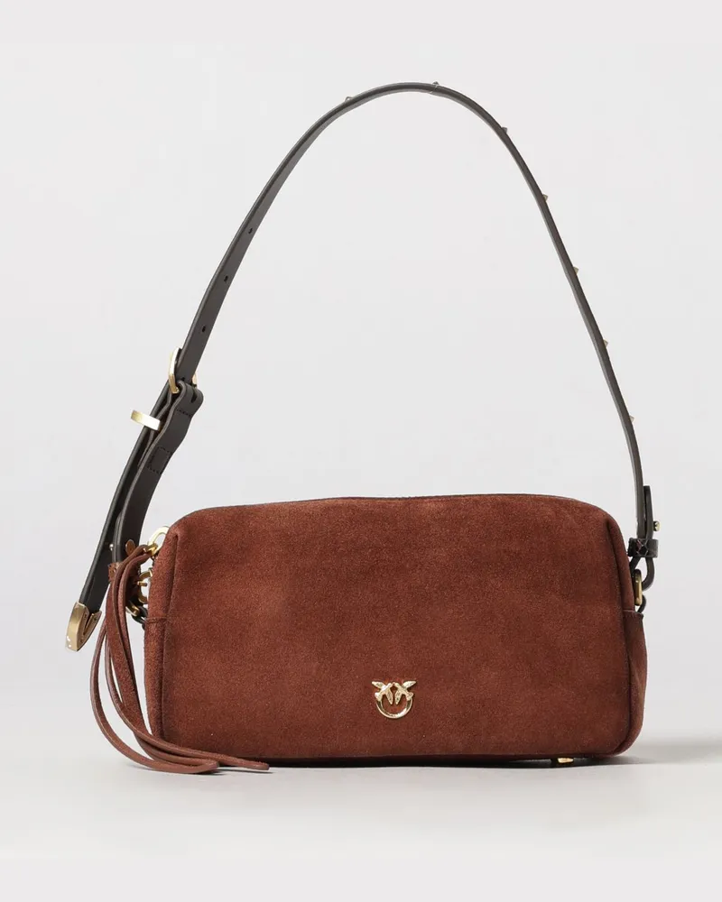Pinko Schultertasche damen Burnt