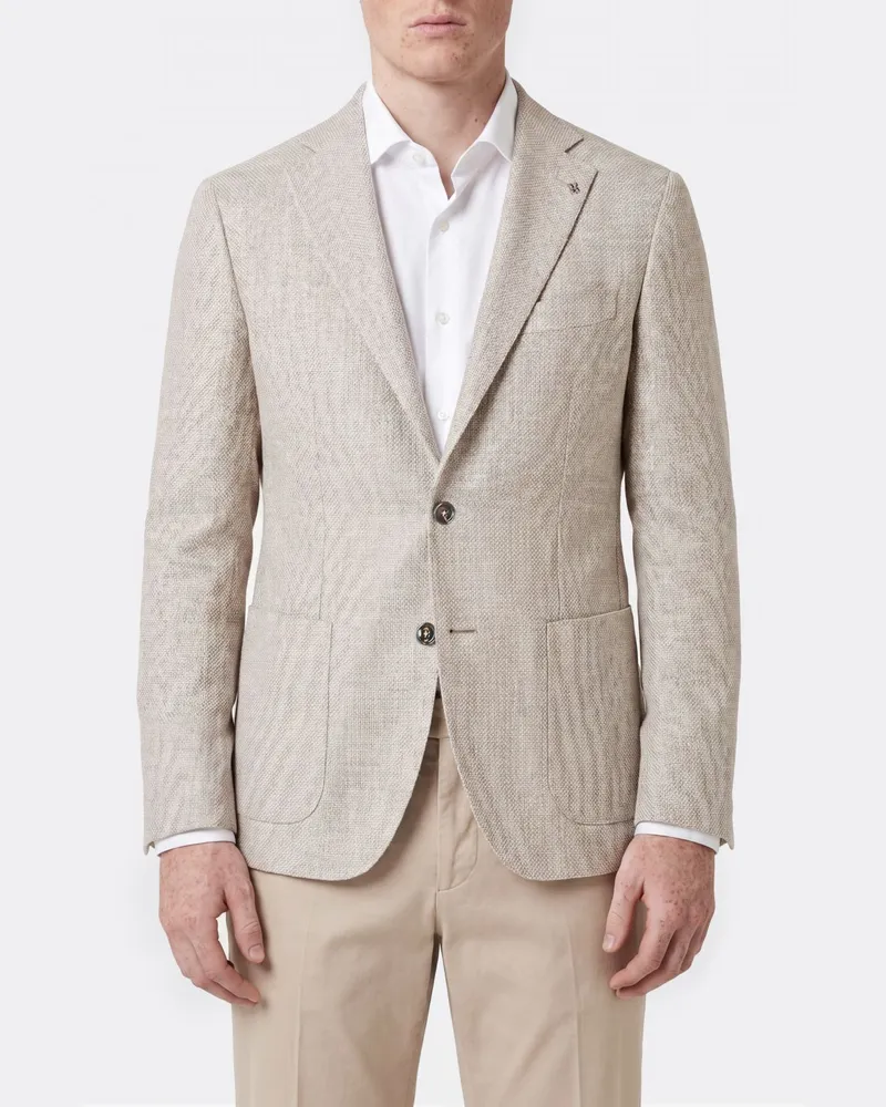 Tagliatore Einreihiger Blazer Beige