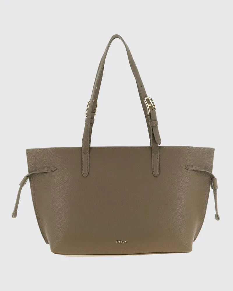 Furla Schultertasche damen Grau