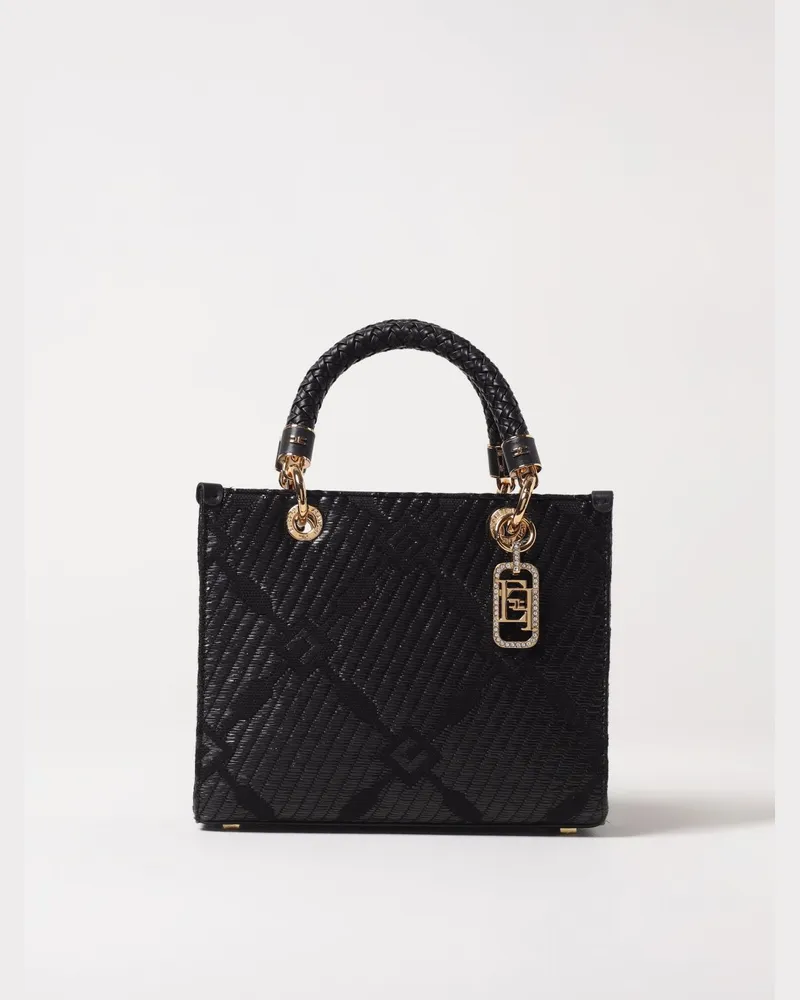 Elisabetta Franchi Schultertasche damen Schwarz