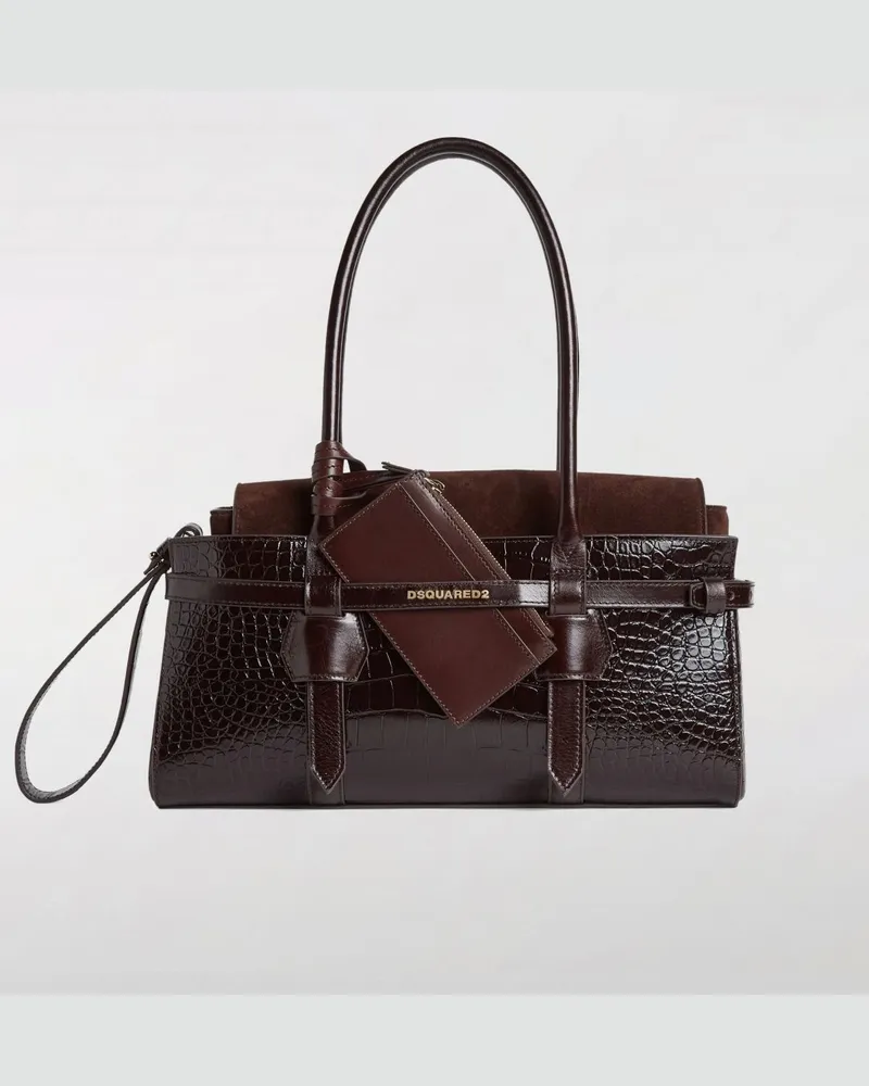 Dsquared2 Schultertasche damen Braun