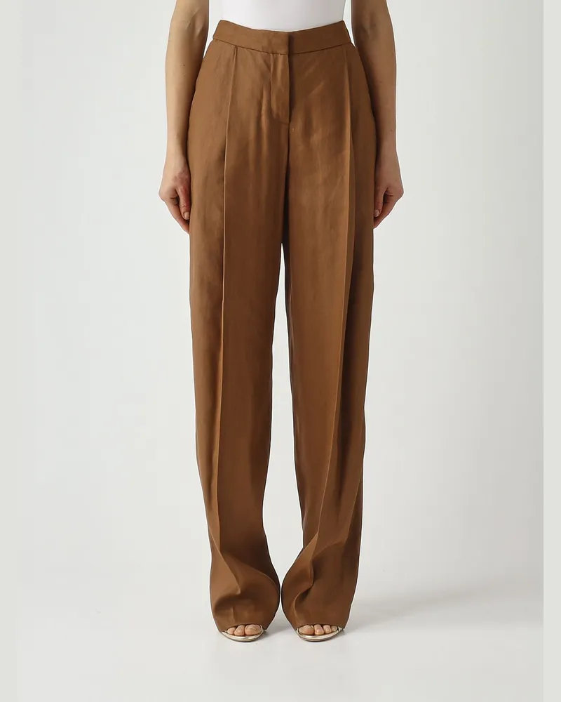 Elisabetta Franchi Hose damen Braun