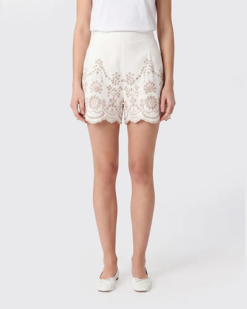 MC2 Saint Barth Gestreifte Baumwoll-Shorts Bunt
