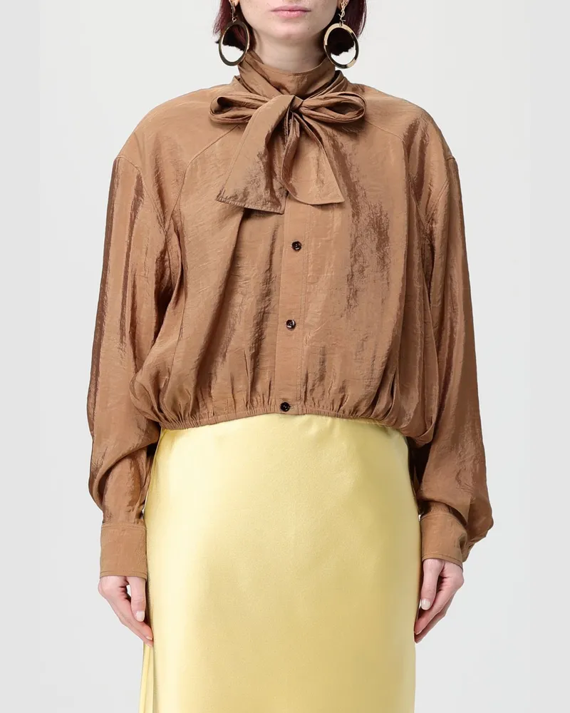 Saint Laurent Hemdbluse damen Braun
