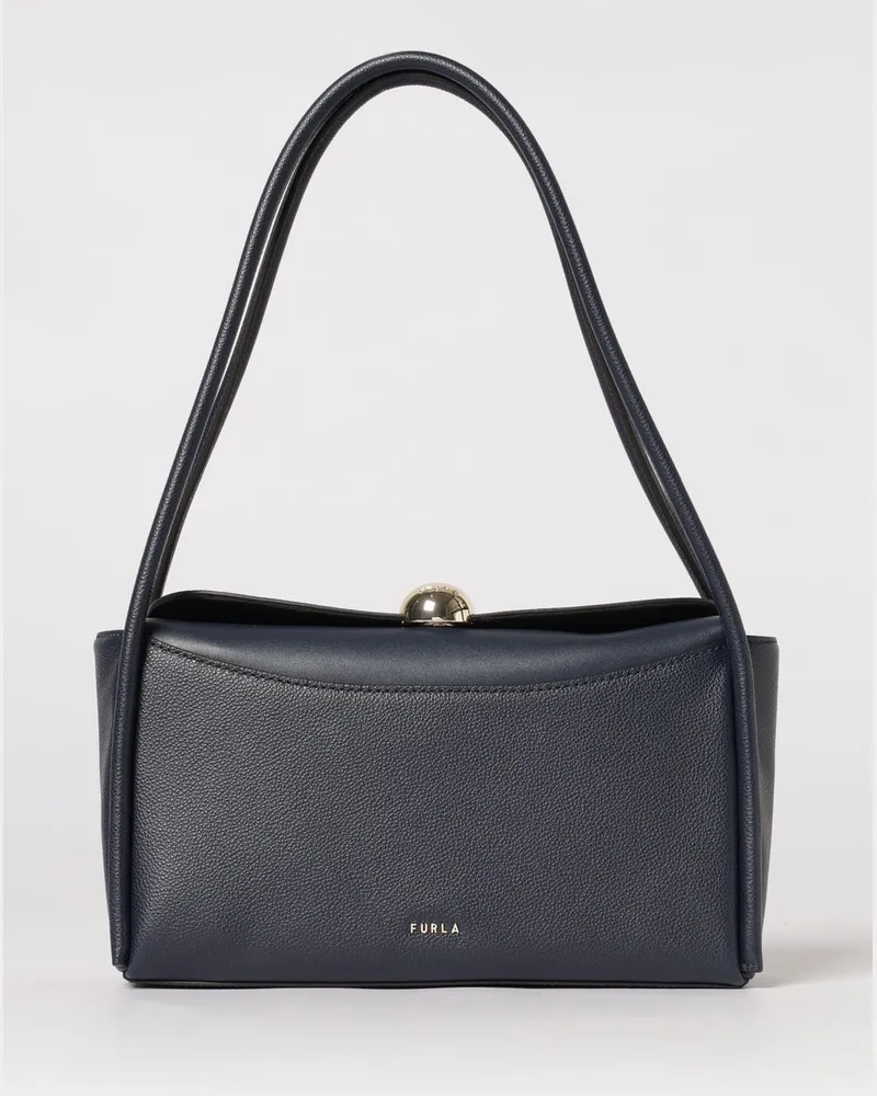 Furla Schultertasche damen Blau