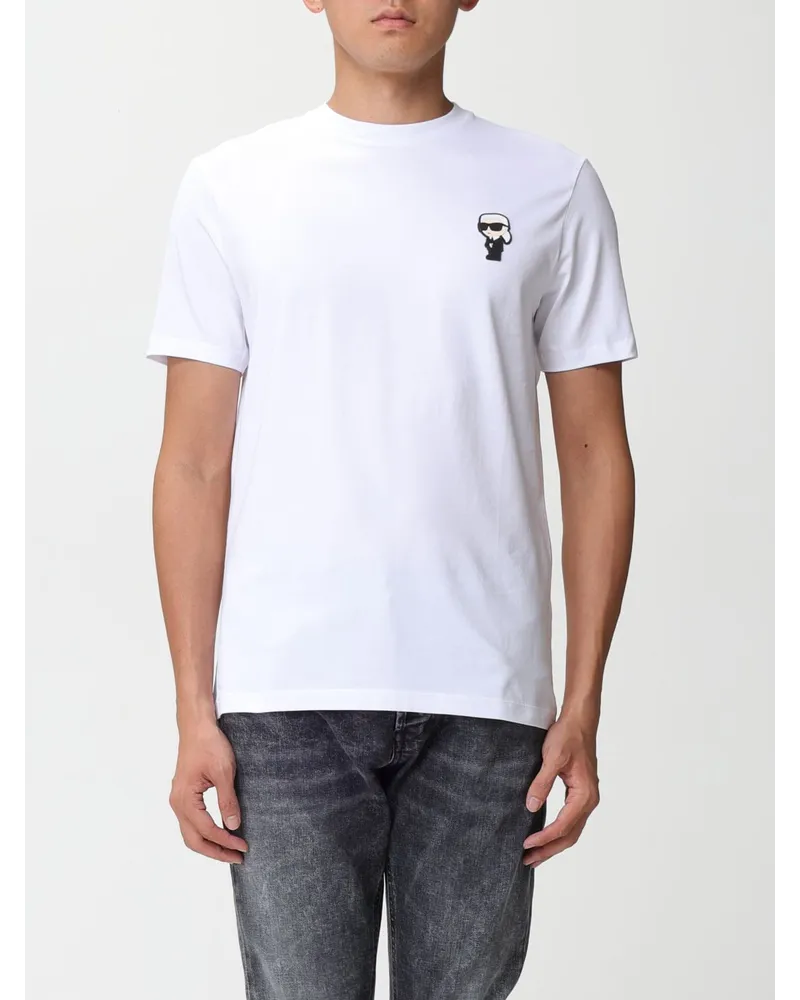 Karl Lagerfeld T-shirt herren Weiß