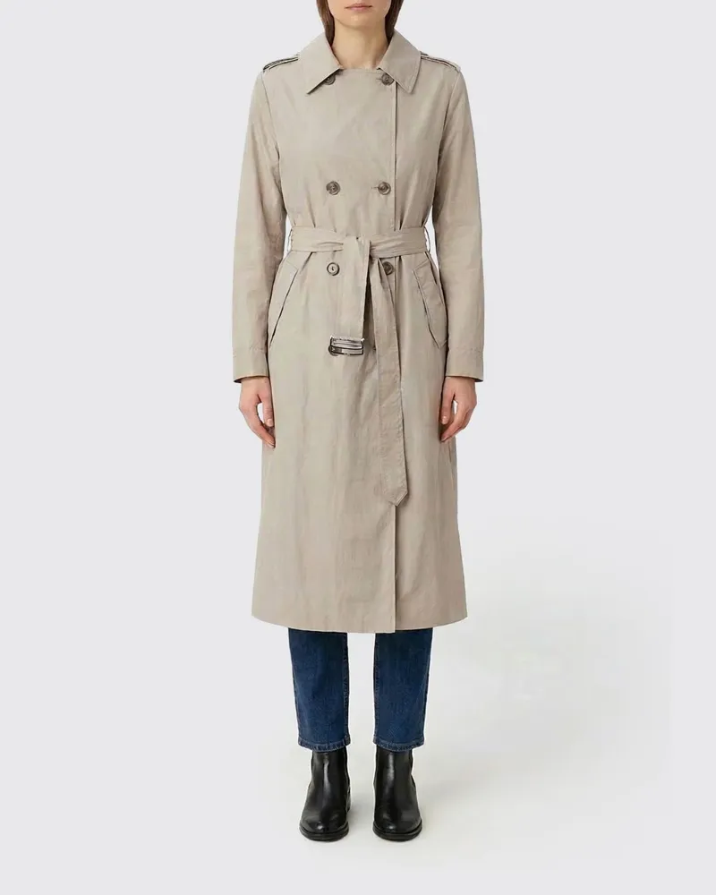 MOORER Mantel damen Grau