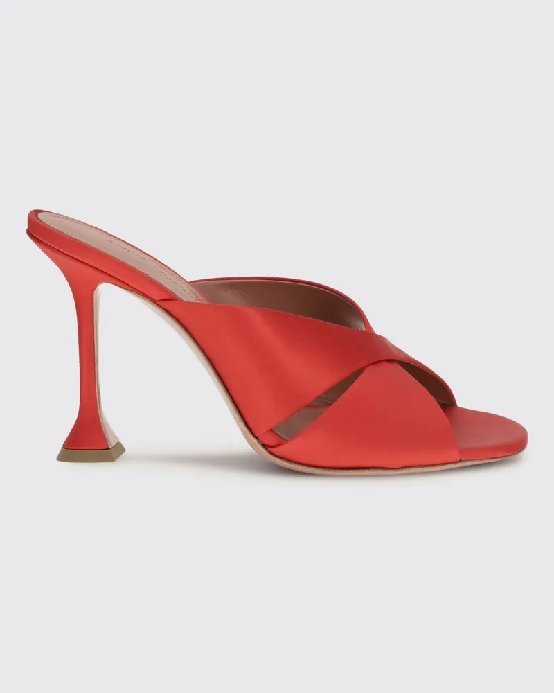 Amina Muaddi Schuhe damen Rot