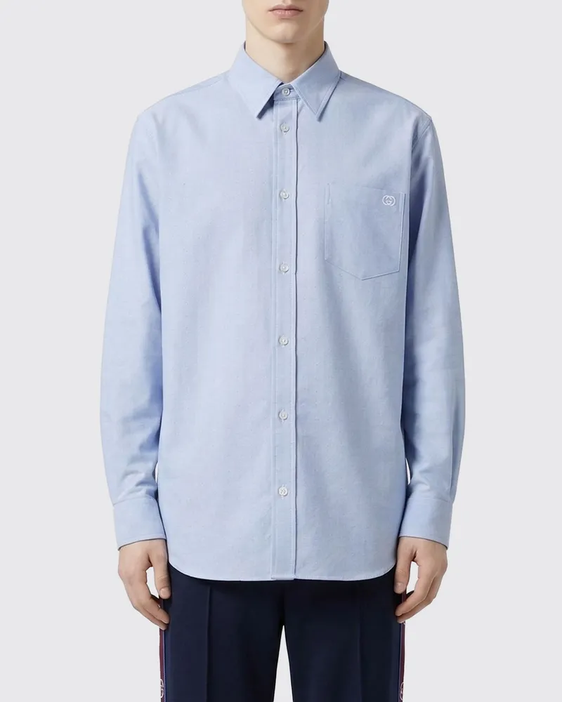 Gucci Hemd herren Blau