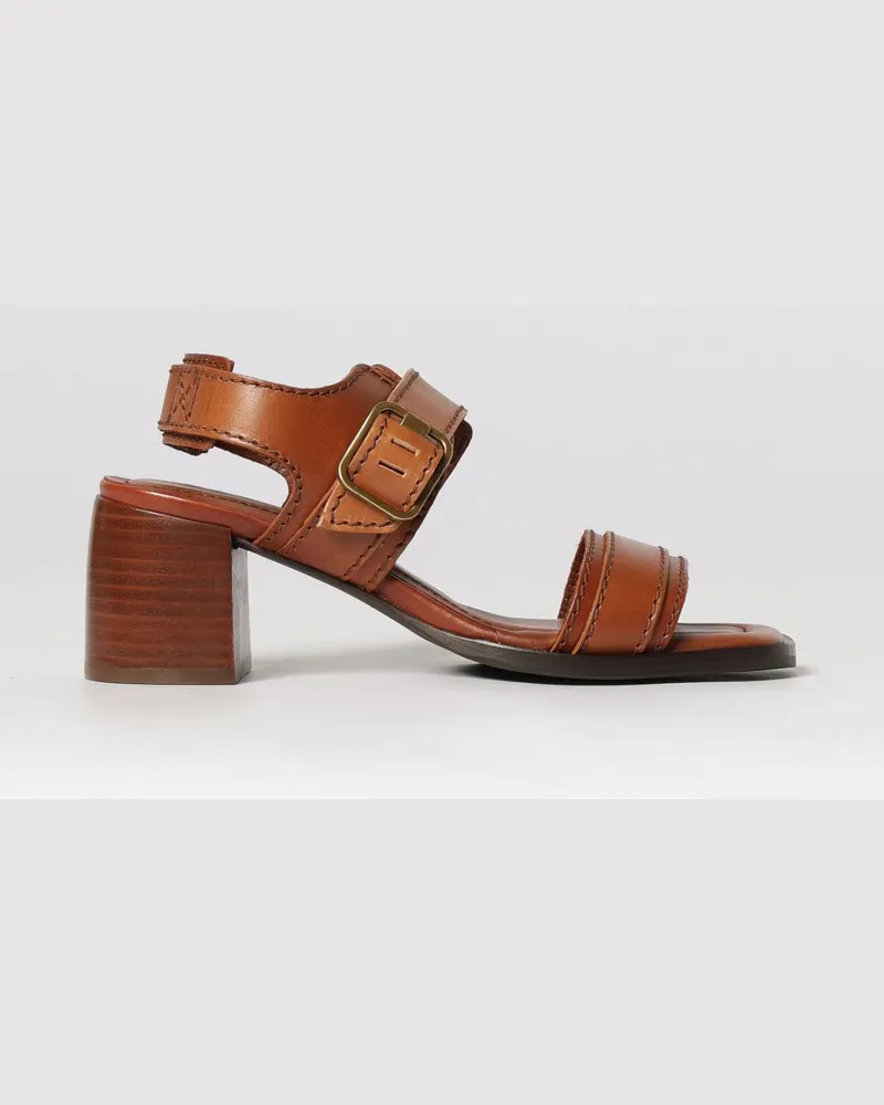 Paul Smith Ledersandalen Braun