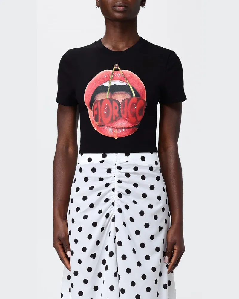 Fiorucci T-shirt damen Schwarz