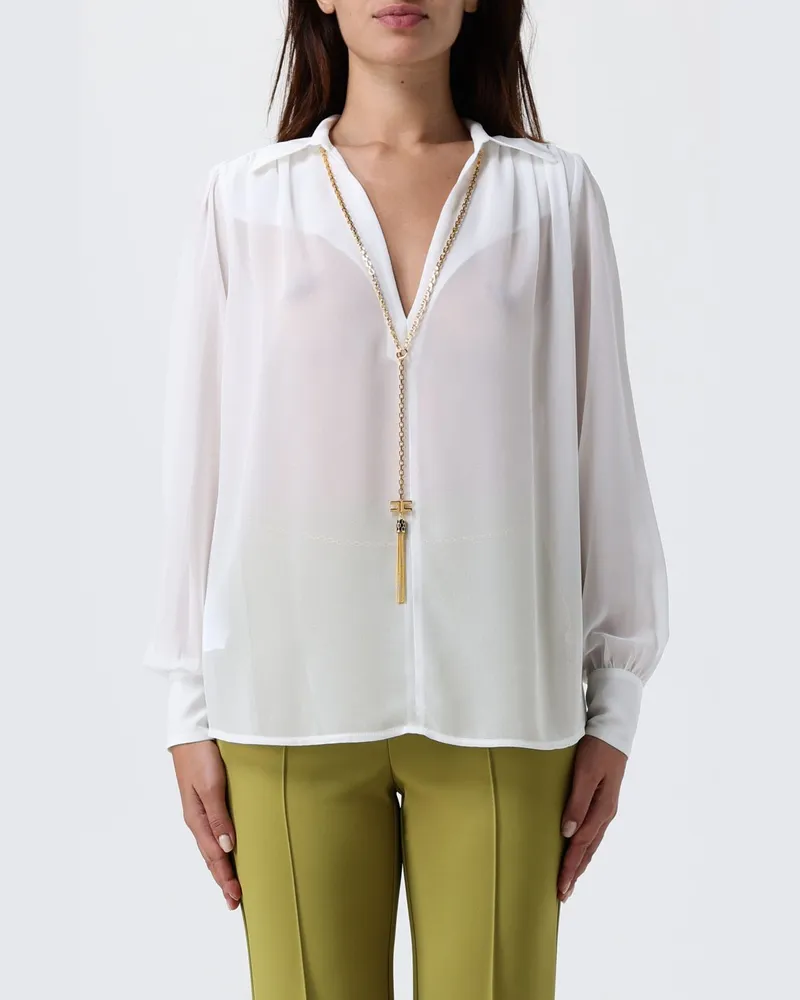 Elisabetta Franchi Hemdbluse damen Ivory