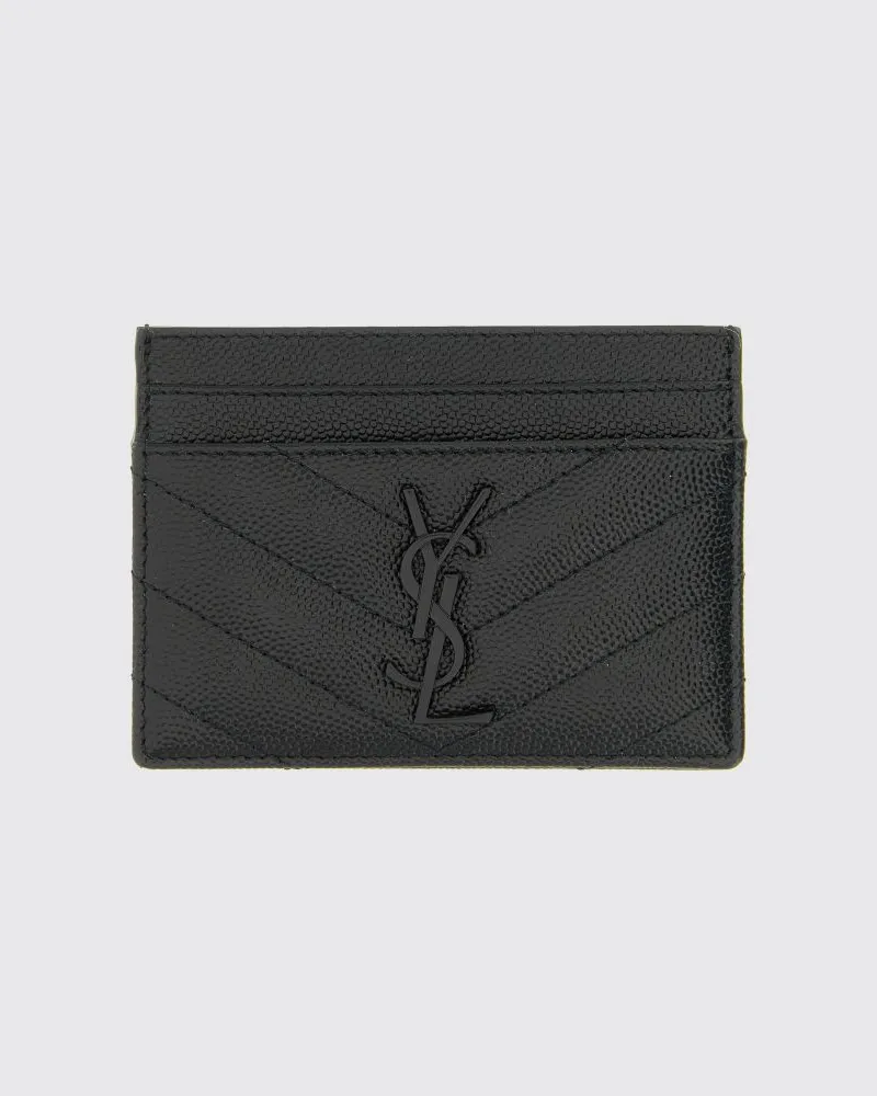 Saint Laurent Geldbörse damen Schwarz