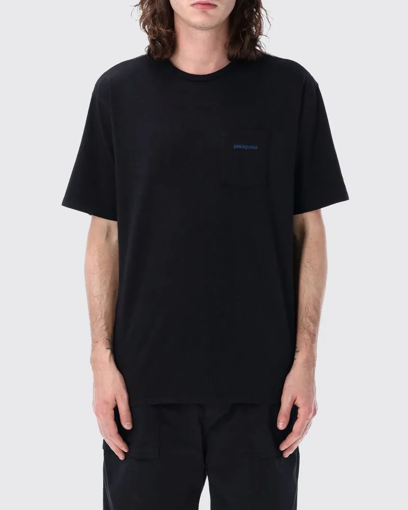 Patagonia T-shirt herren Schwarz