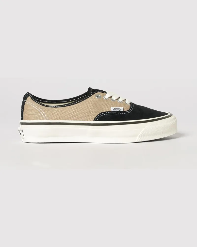 Vans LX Authentic 44 Sneakers aus zweifarbigem Canvas mit abstraktem Print Beige