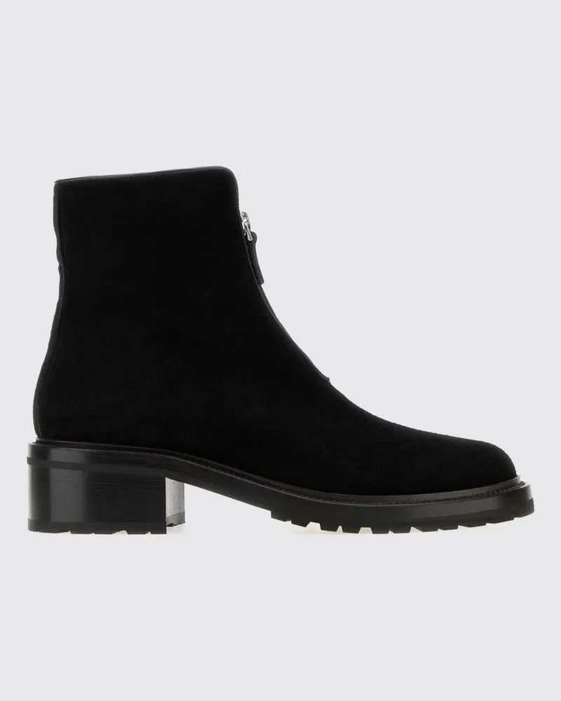 The Row Hike Stiefeletten aus Veloursleder mit Profilsohle und runder Kappe Schwarz