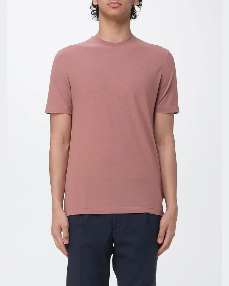 Zanone T-shirt herren Pink