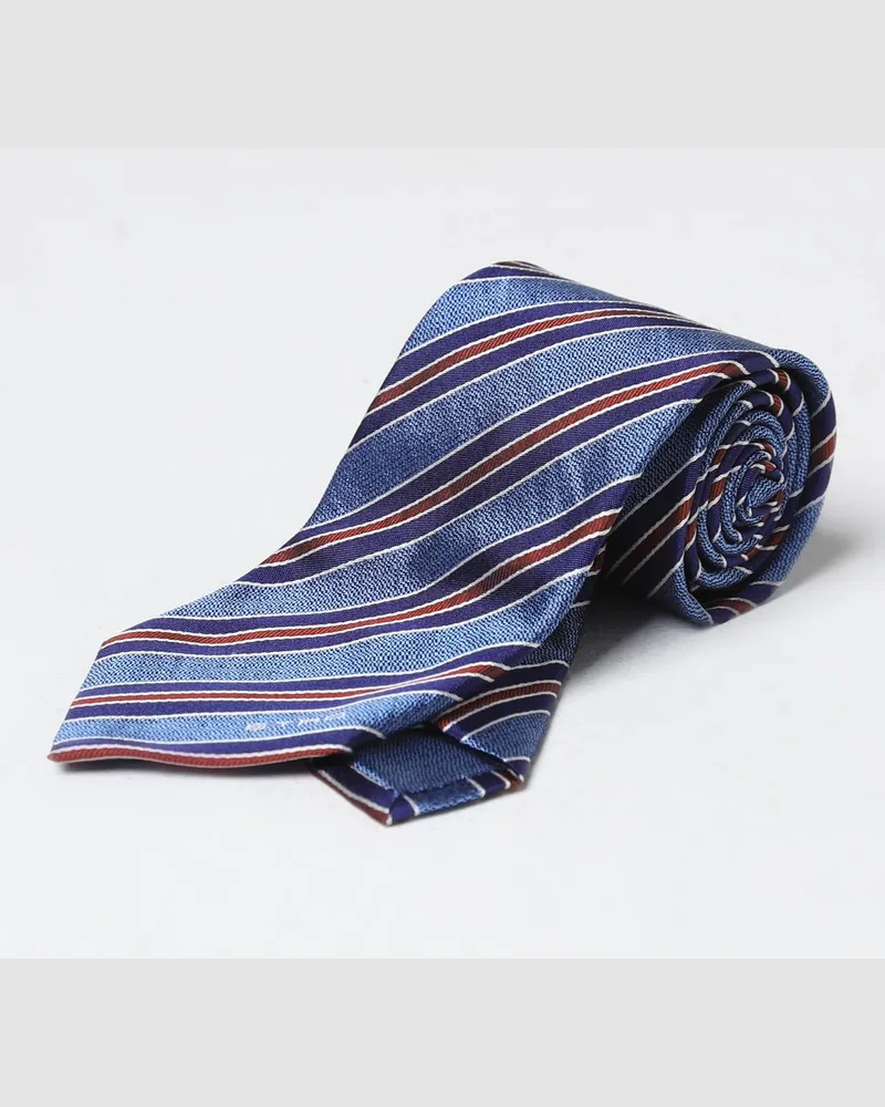 Etro Krawatte herren Hellblau