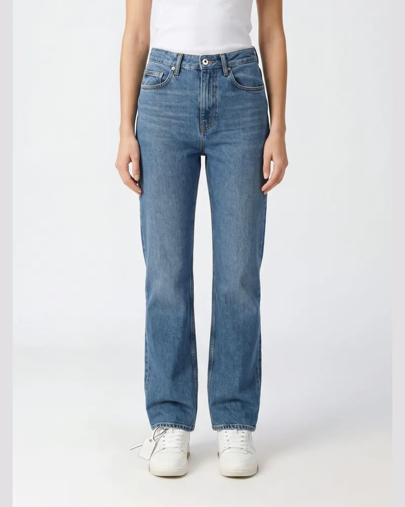 OFF-WHITE Slim-Fit-Jeans Venus aus Baumwolldenim mit mittlerer Leibhöhe Blau