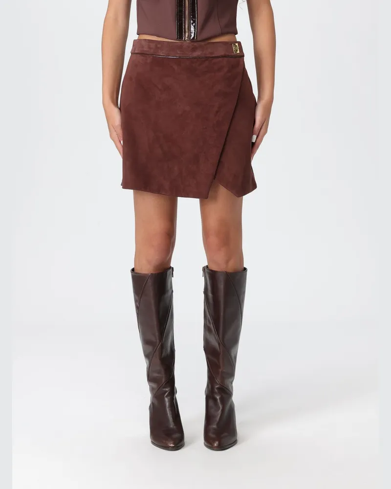 Elisabetta Franchi Rock damen Braun