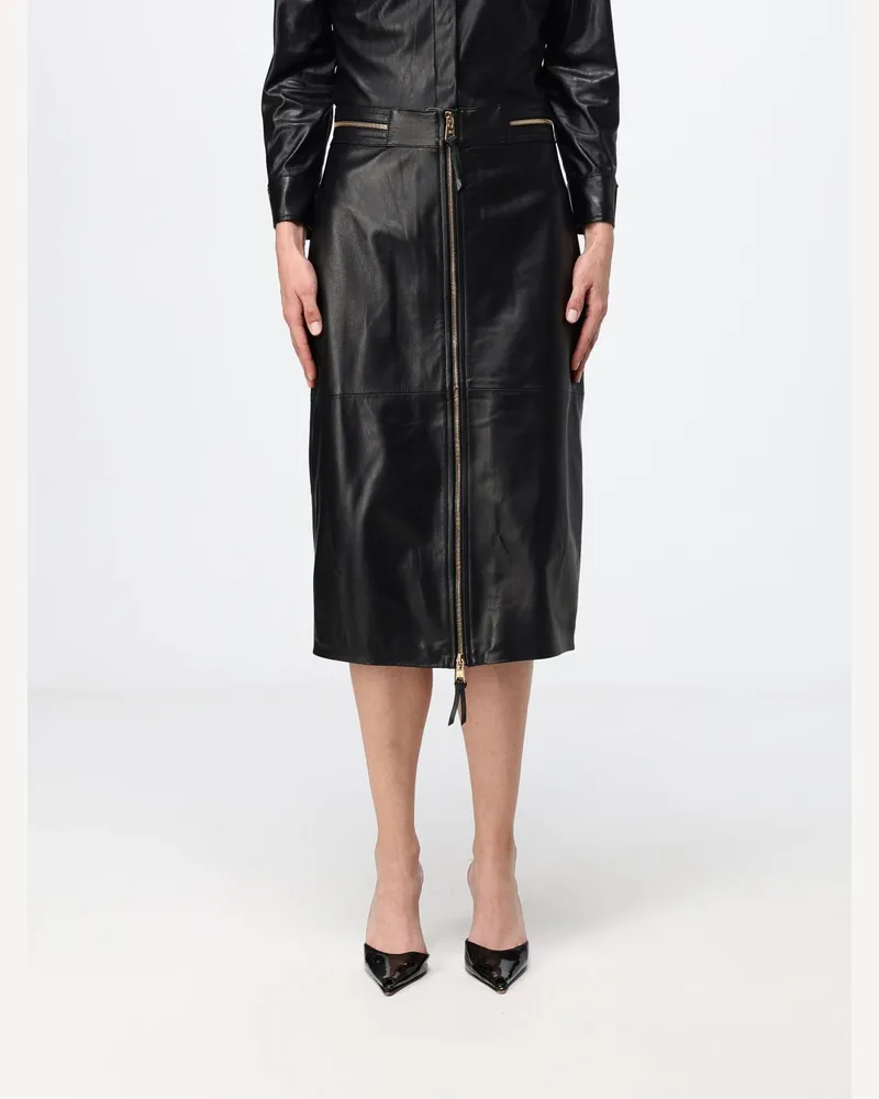 Elisabetta Franchi Rock damen Schwarz