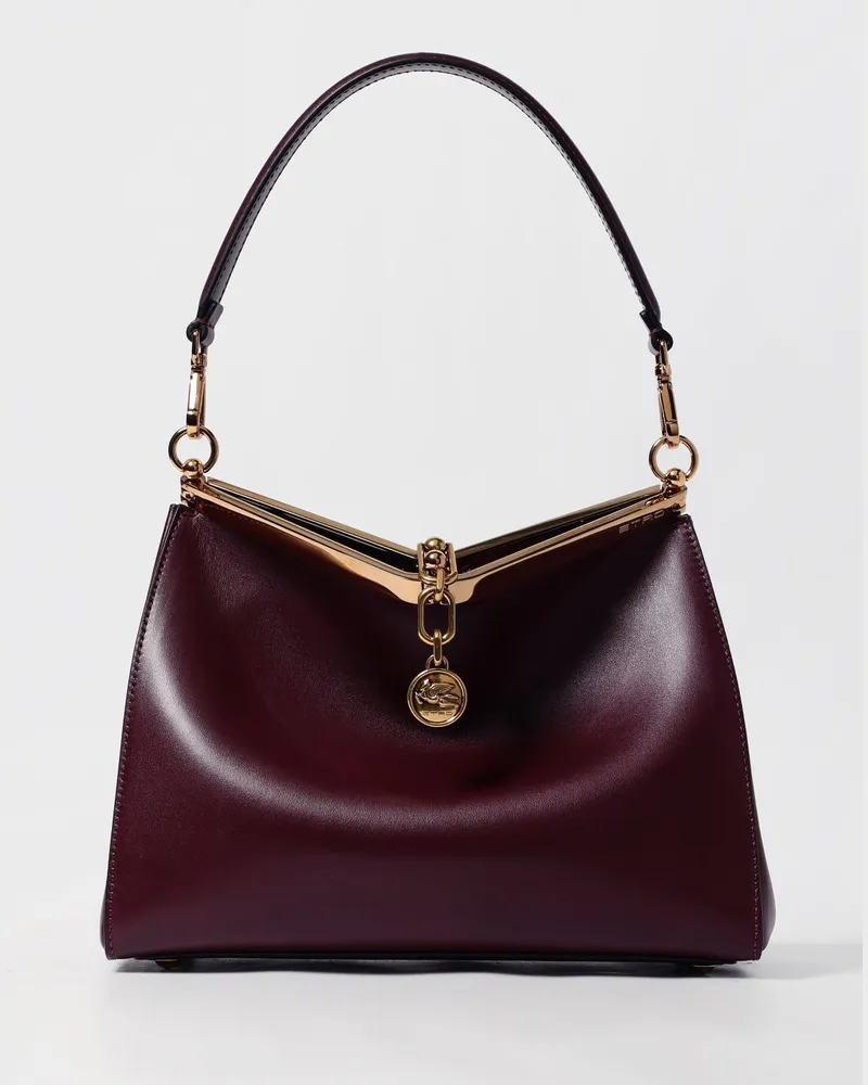 Etro Schultertasche damen Burgunderrot