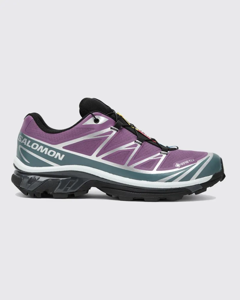 Salomon XT-6 Gore-Tex®-Sneaker von aus technischem Gewebe mit abstraktem Muster und gekerbter Sohle Bunt