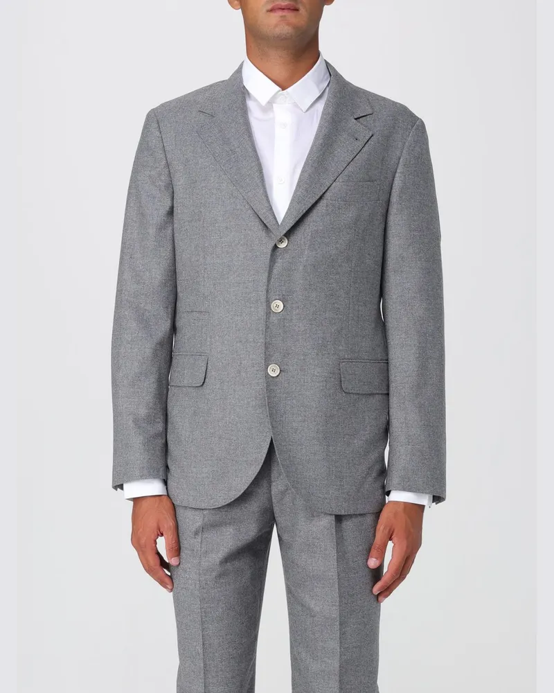 Brunello Cucinelli Blazer herren Grau