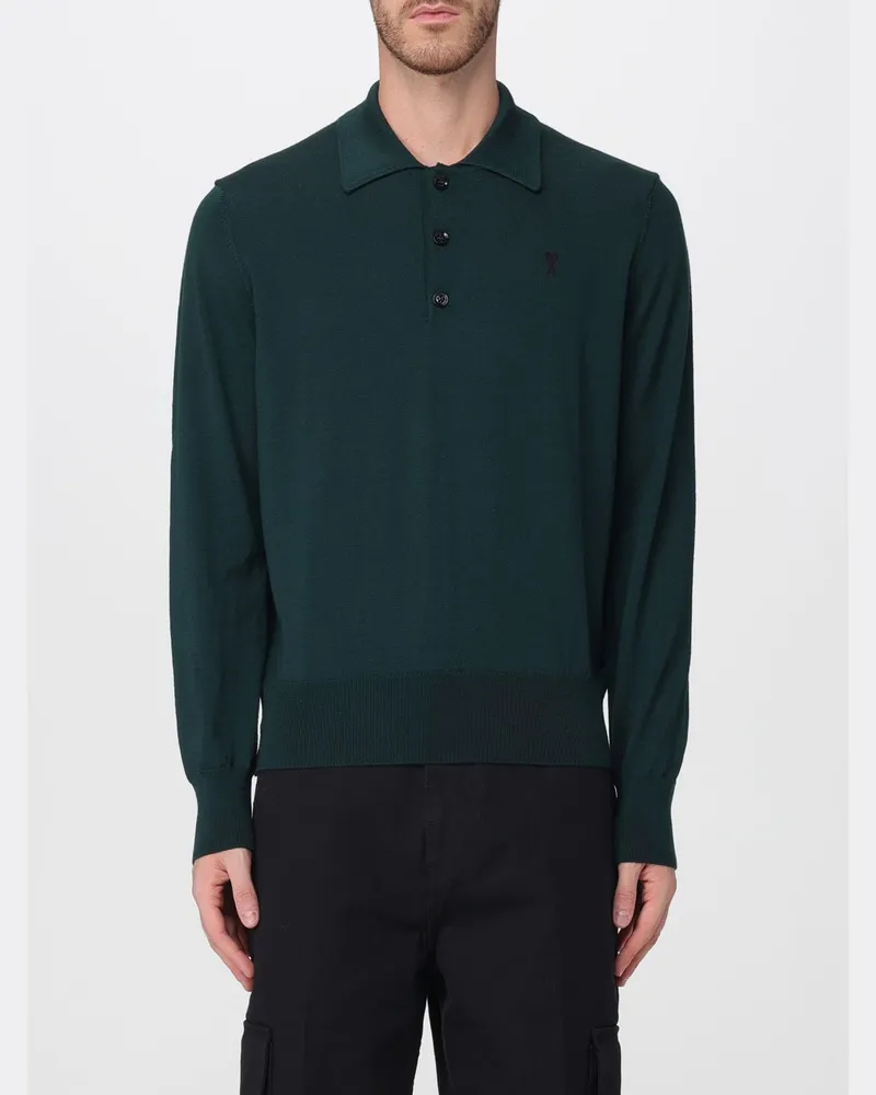 AMI Paris Pullover herren Flaschengrün