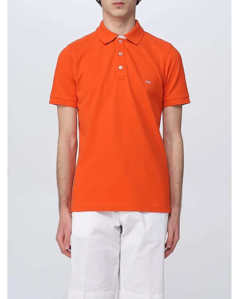 Fay Polo herren Orange