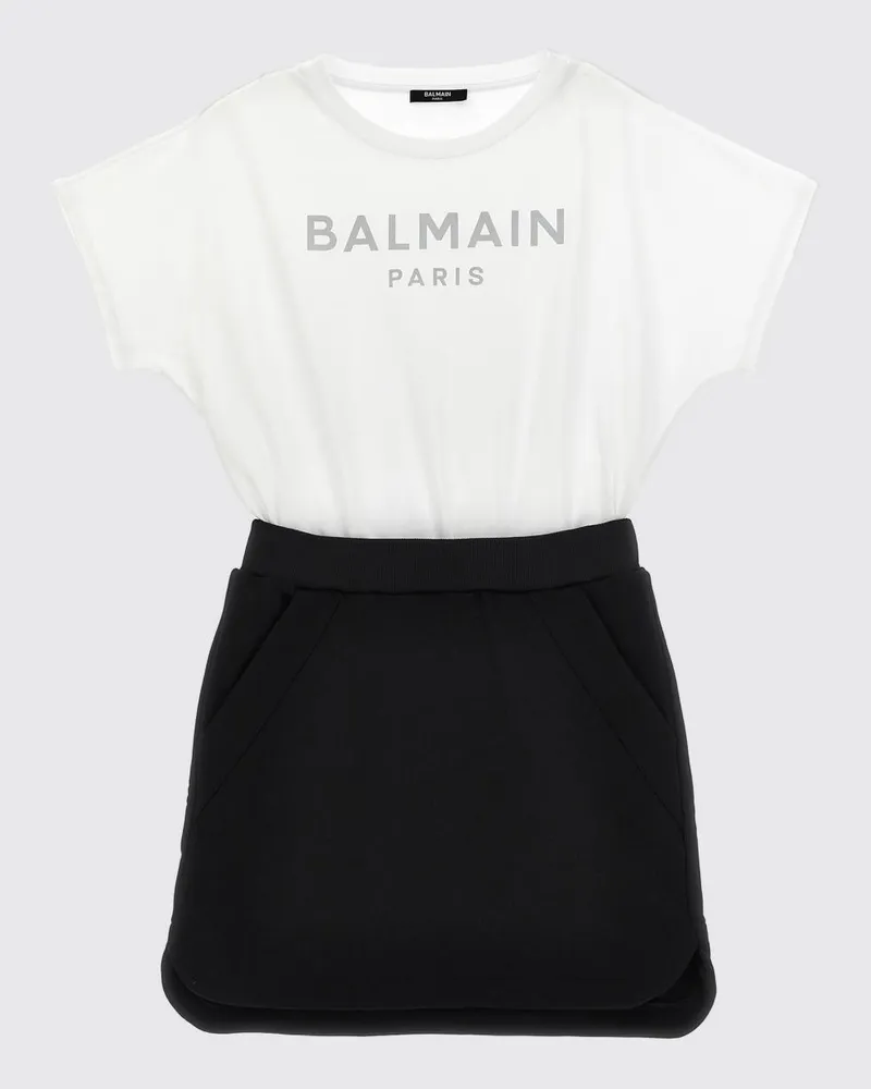 Balmain Strampler kinder Weiß