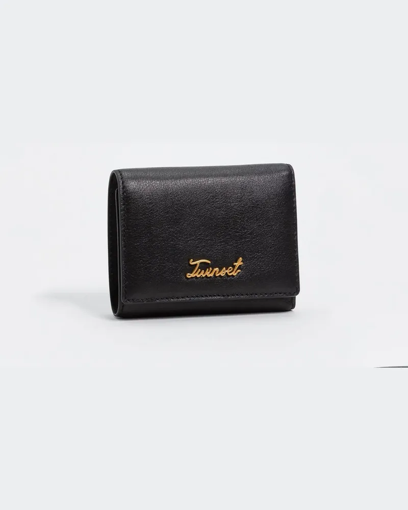 Twin-Set Geldbörse damen Schwarz