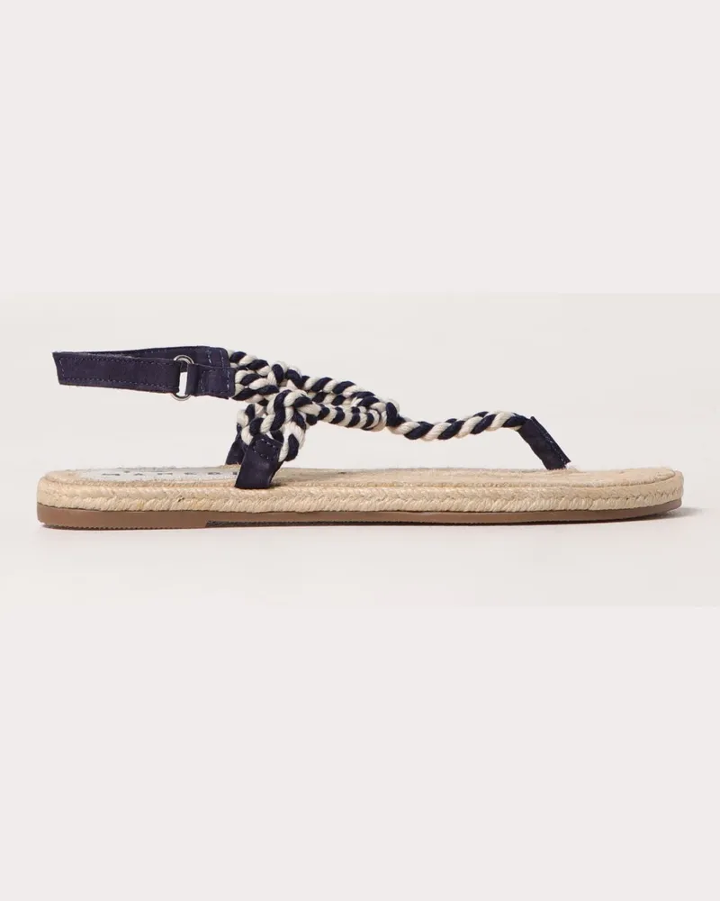 Manebí Flache sandalen damen Blau