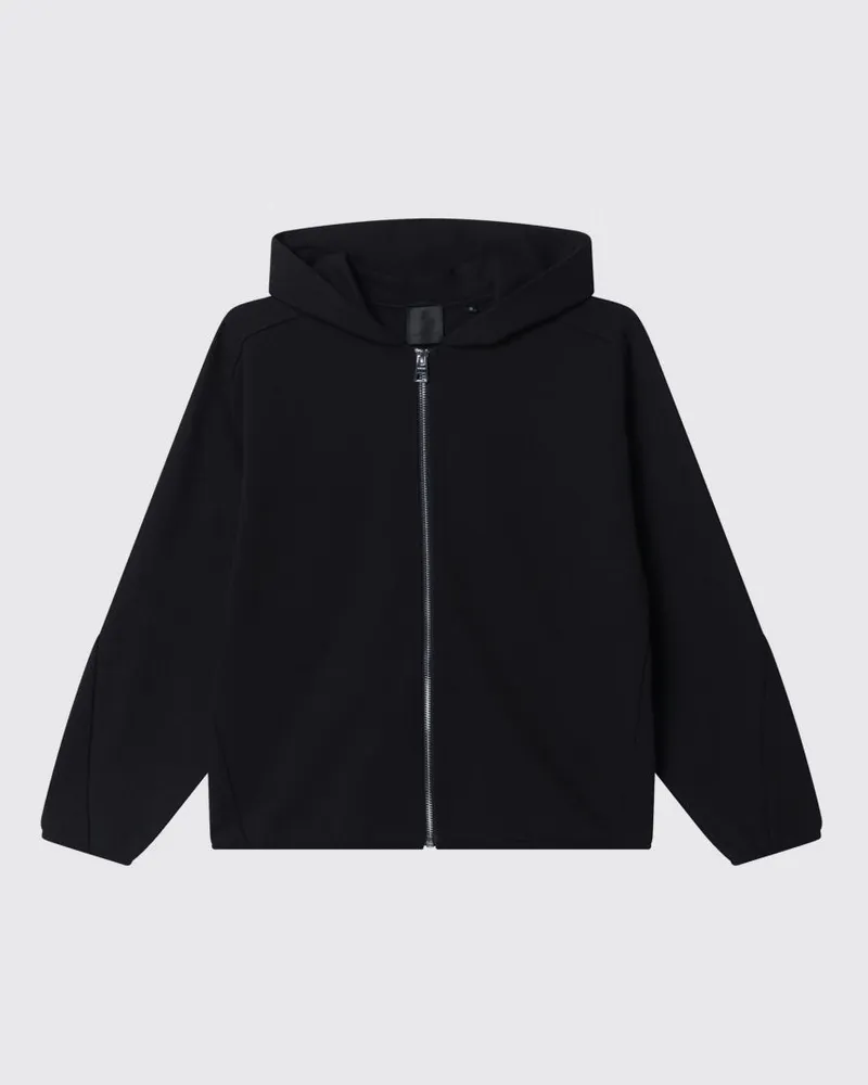 Givenchy Baumwollmisch-Kapuzenpullover mit Logo Schwarz