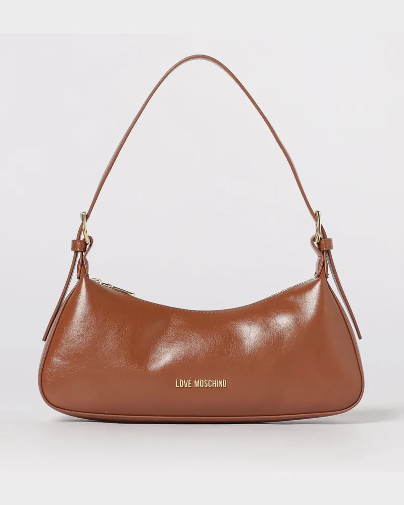 Moschino Schultertasche damen Braun