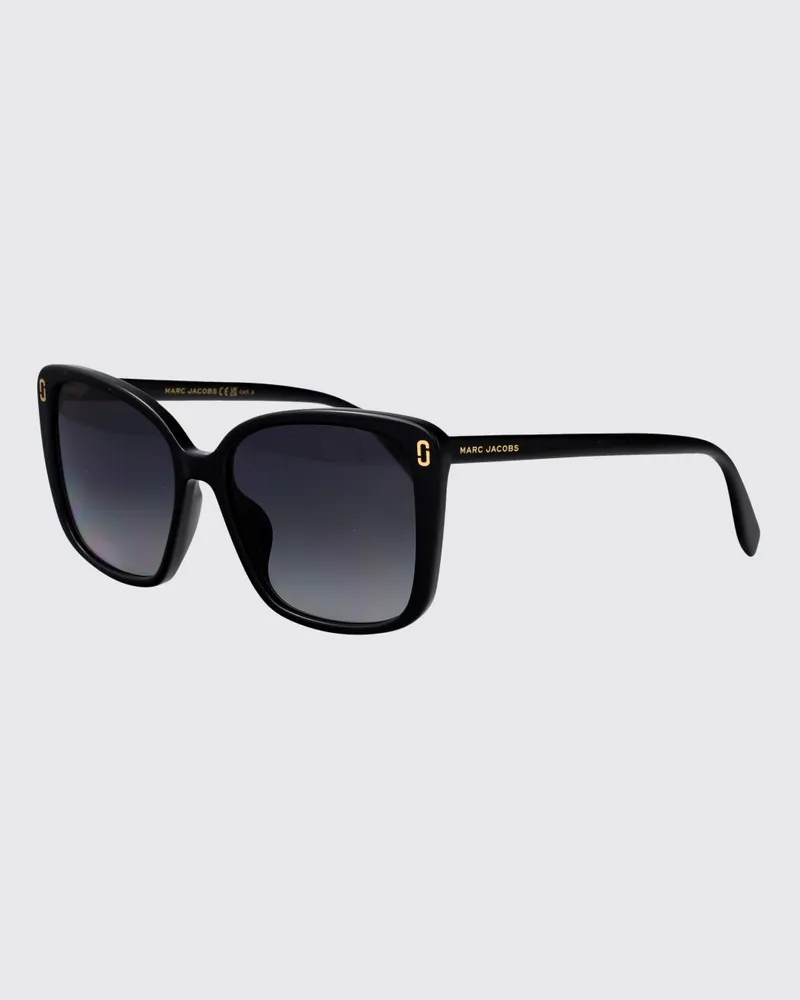Marc Jacobs Cat-Eye-Sonnenbrille aus Acetat mit Double J-Logo Schwarz