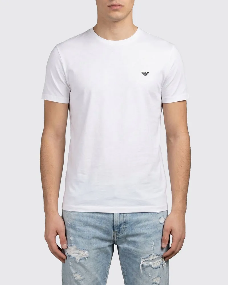 Emporio Armani T-shirt herren Weiß