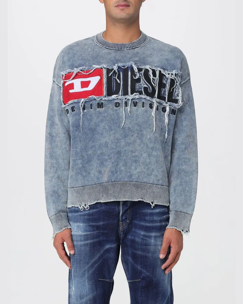 Diesel Pullover herren Hellblau
