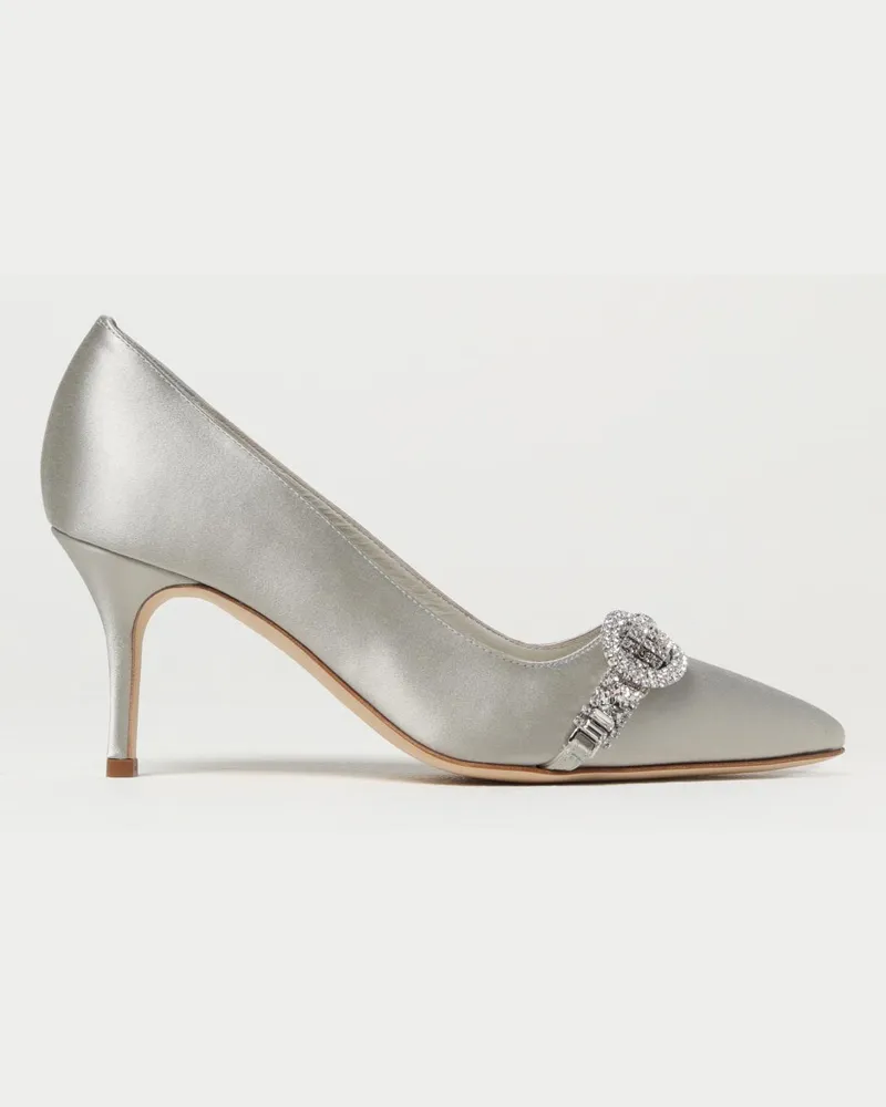 Manolo Blahnik Schuhe damen Grau