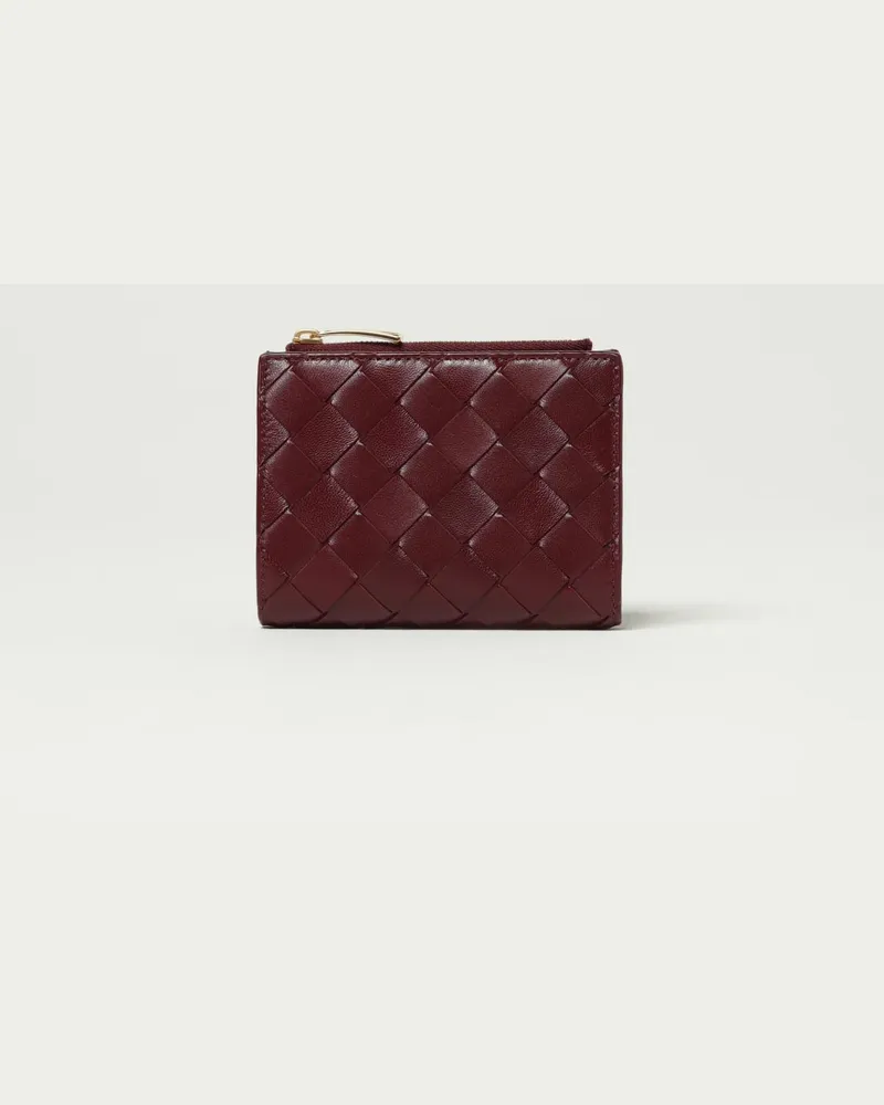 Bottega Veneta Geldbeutel damen Burgunderrot