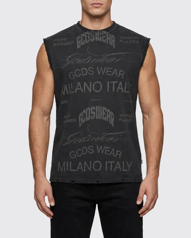 GCDS T-shirt herren Schwarz