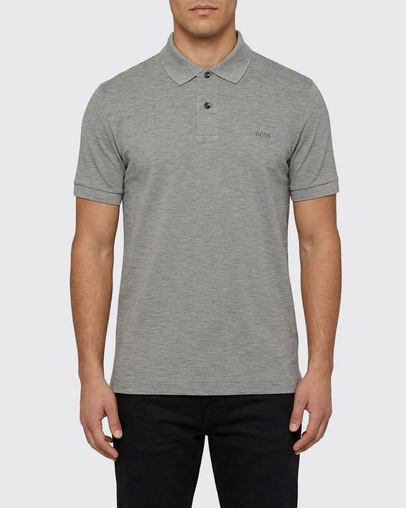 HUGO BOSS Polo herren Grau