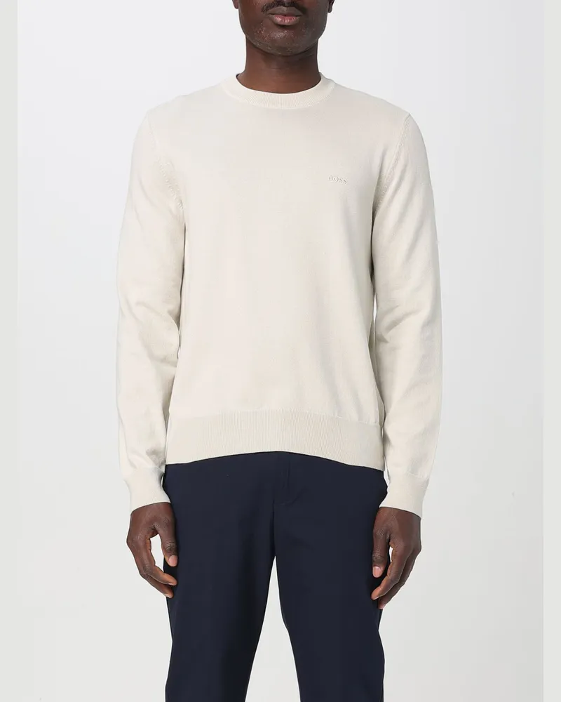 HUGO BOSS Pullover herren Weiß
