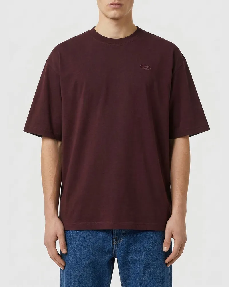 Diesel T-shirt herren Braun