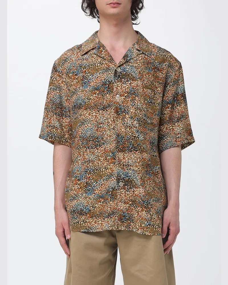 Saint Laurent Hemd herren Burgunderrot