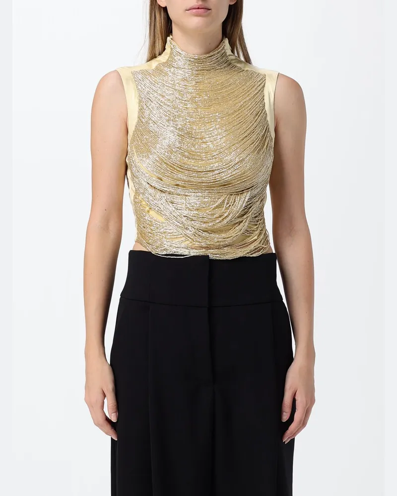 Cult Gaia Top damen Gold